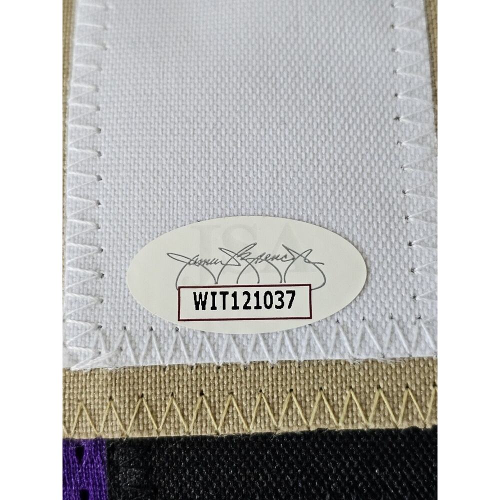 Ricky Williams Autographed/Signed Jersey JSA COA Purple Custom Jersey - Picture 3 of 7